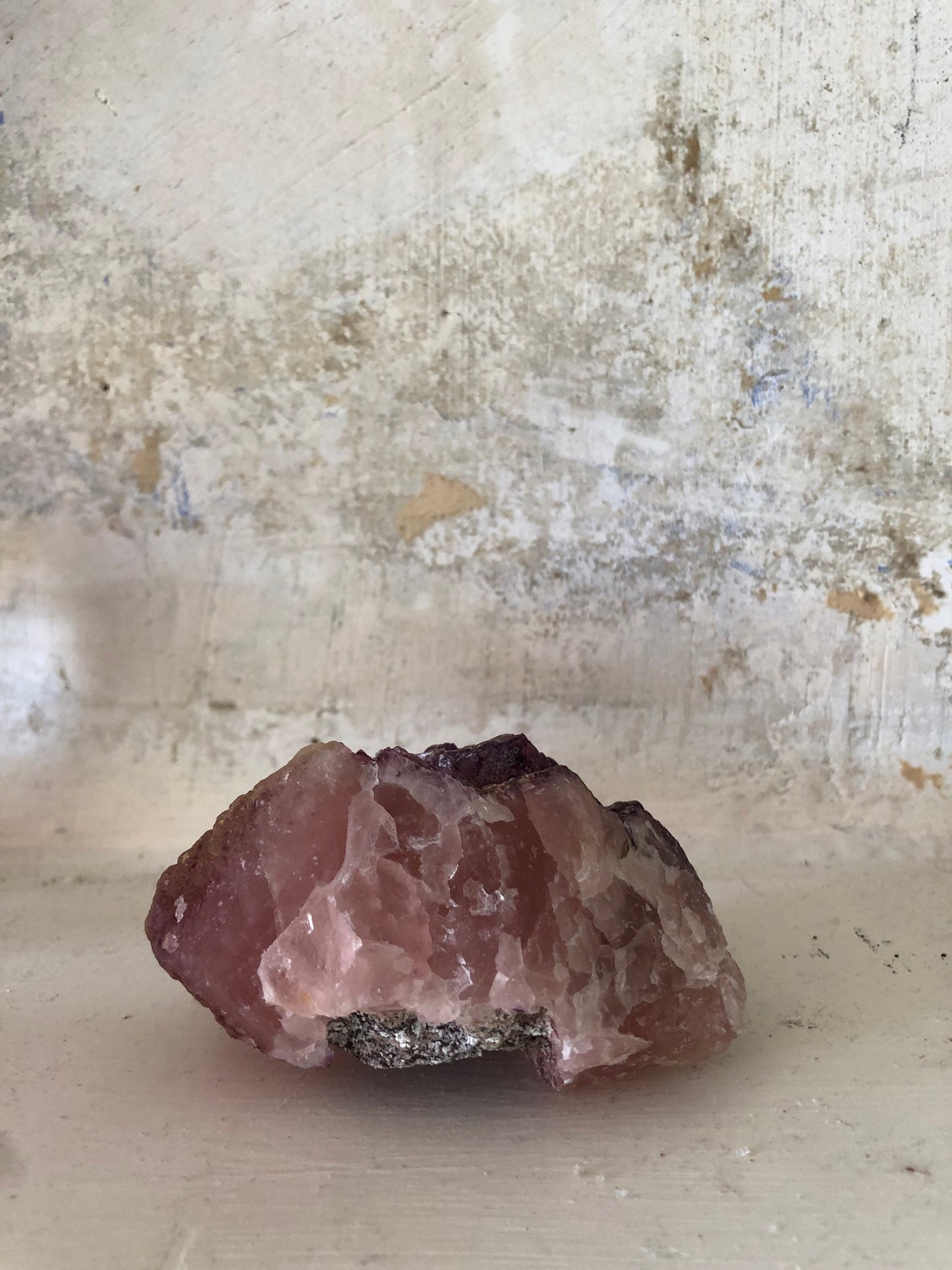 Pink fluorite natural Orange River, South Africa
