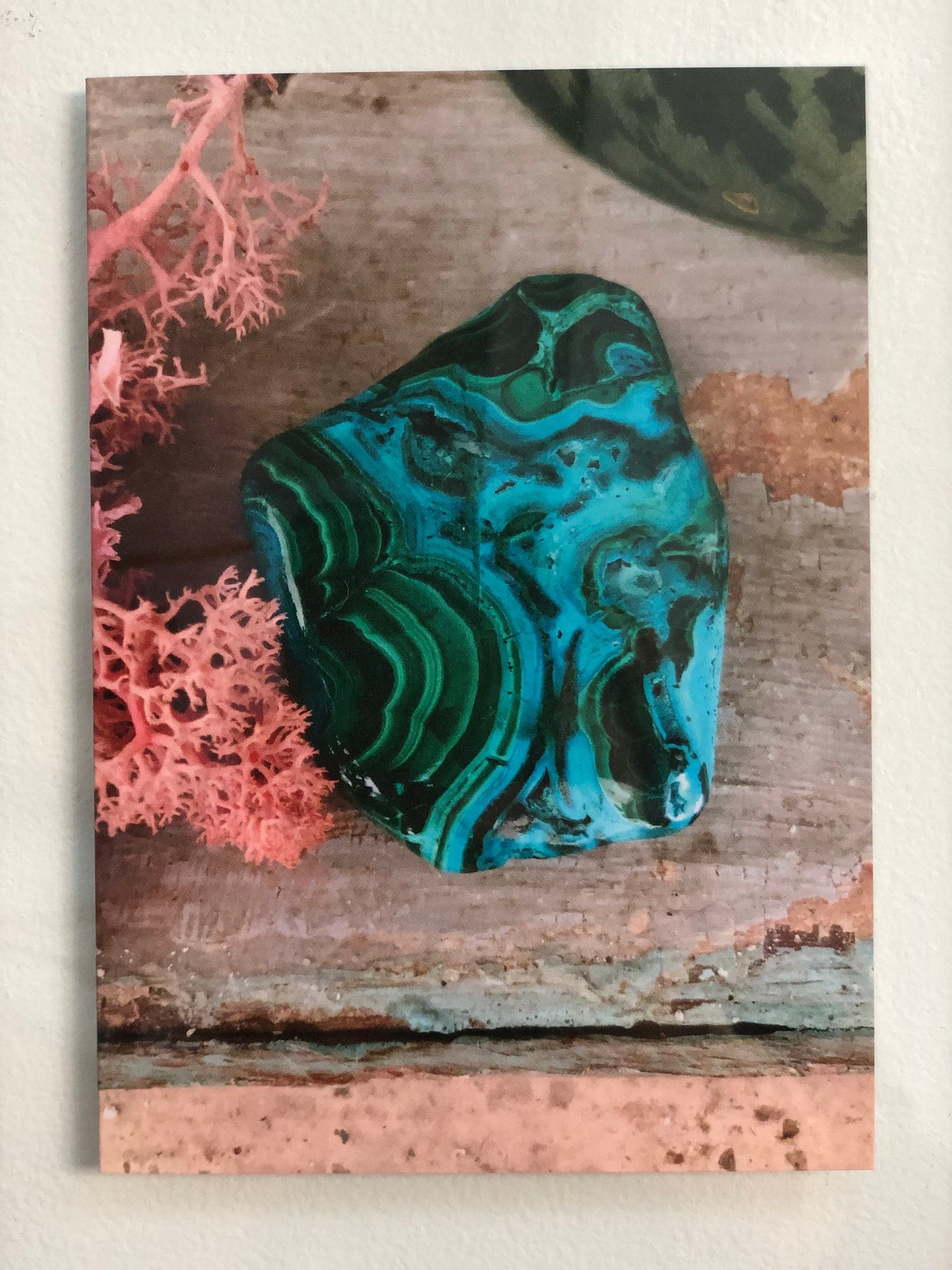 Greetings Card - Orange river Fluorite