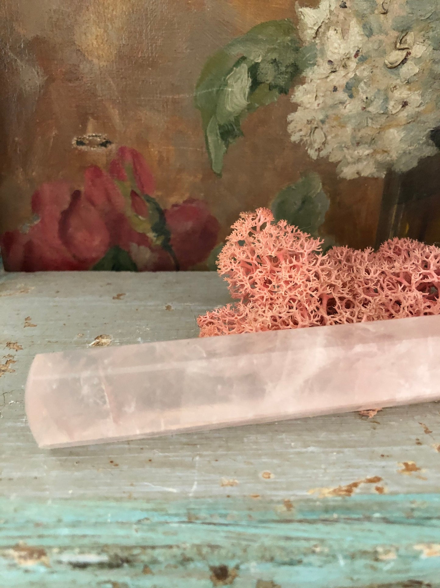 Rose Quartz  massage wand.