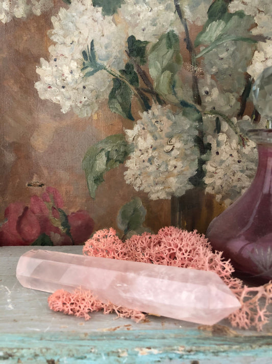 Rose Quartz  massage wand.