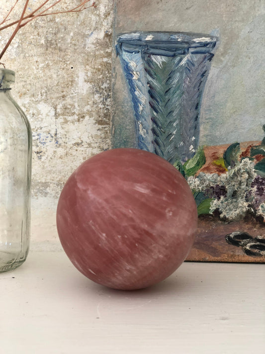 Pretty soft Pink old Rose Calcite.