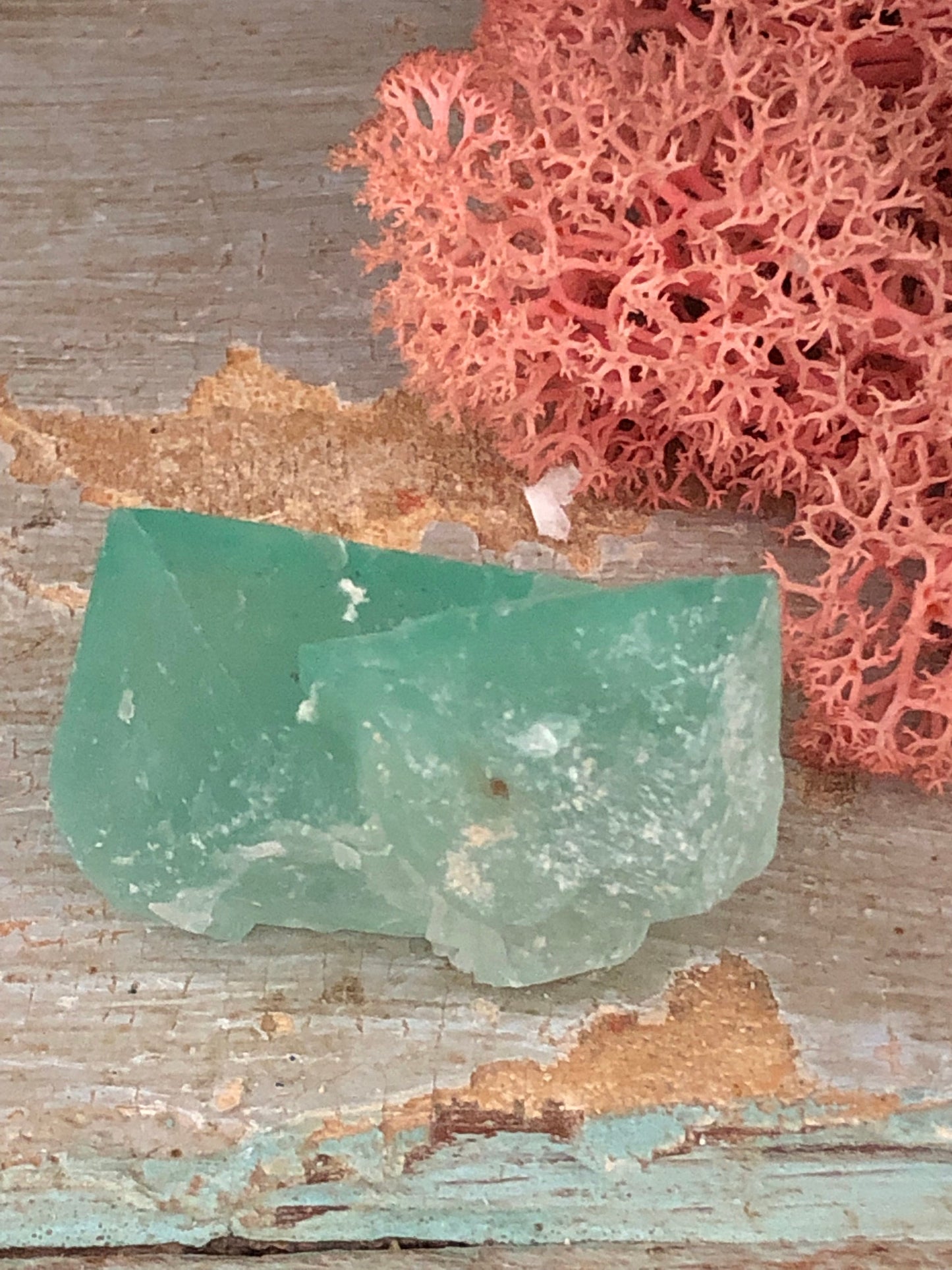 Orange River South Africa Flourite green