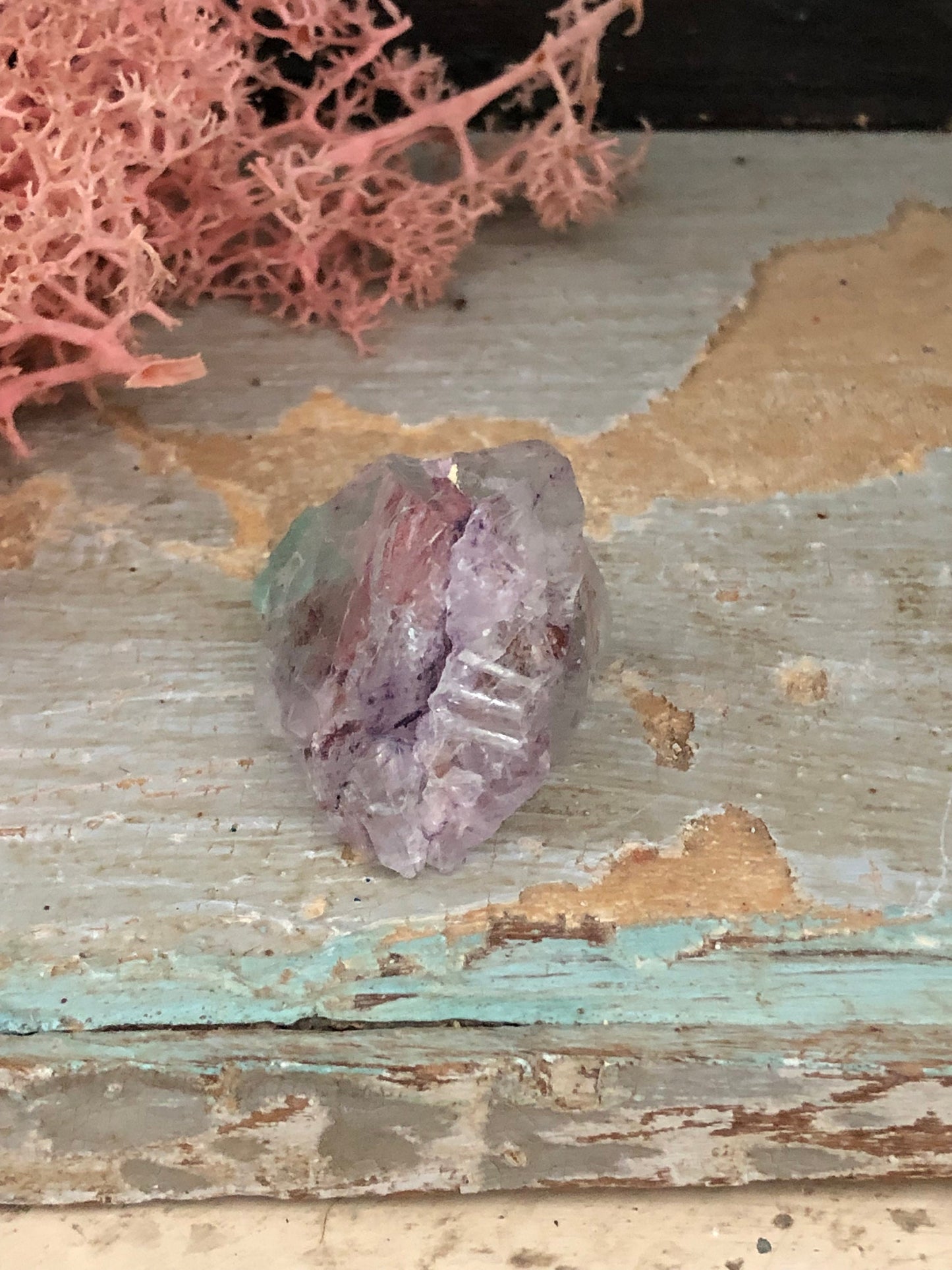 Riemvasmaak Fluorite Orange River South African Green, Clear, Purple.