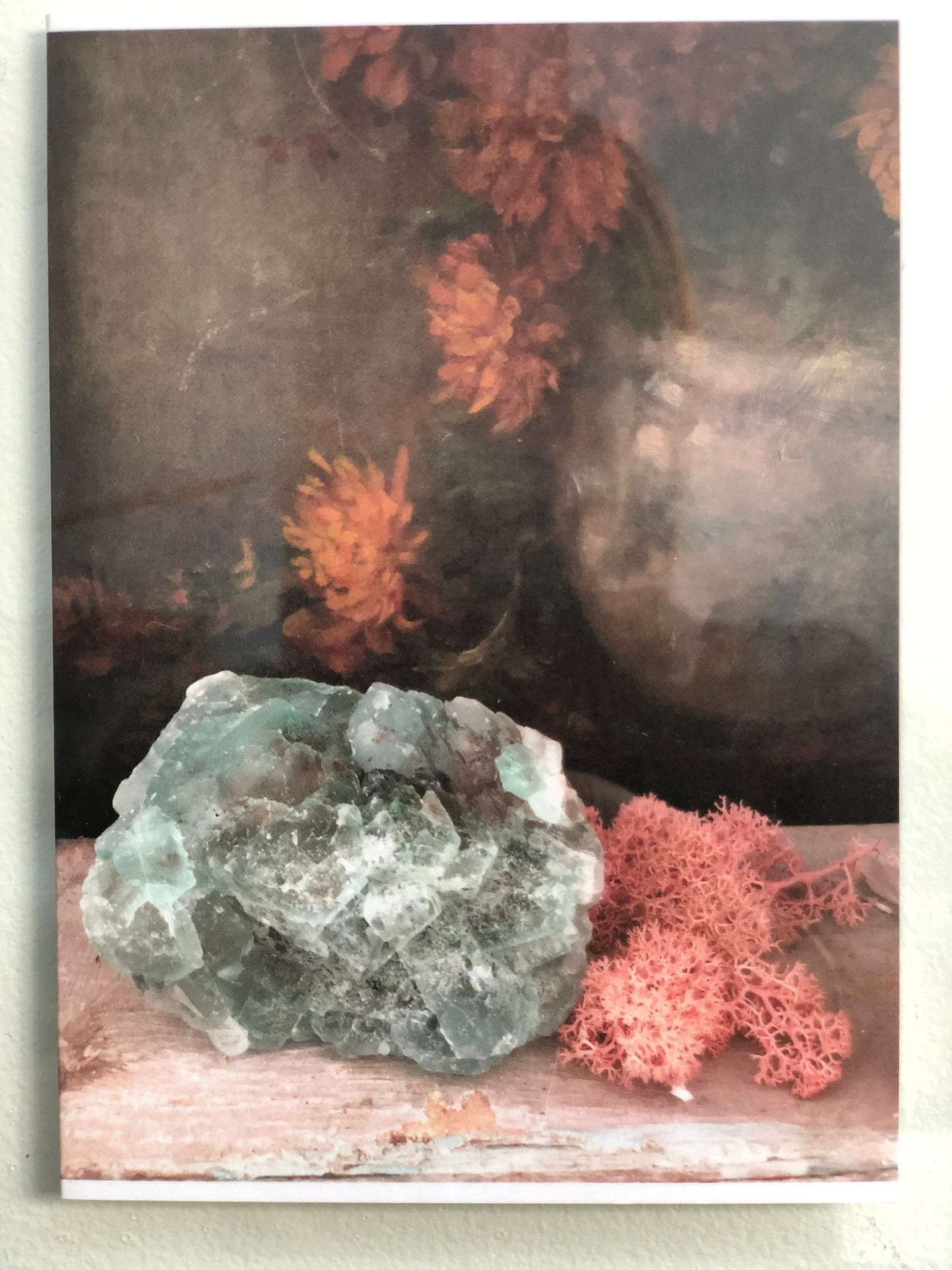 Greetings Card - Orange river Fluorite