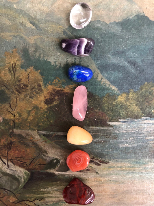 Crystal meditation Kit 1 Chakra healing personal development